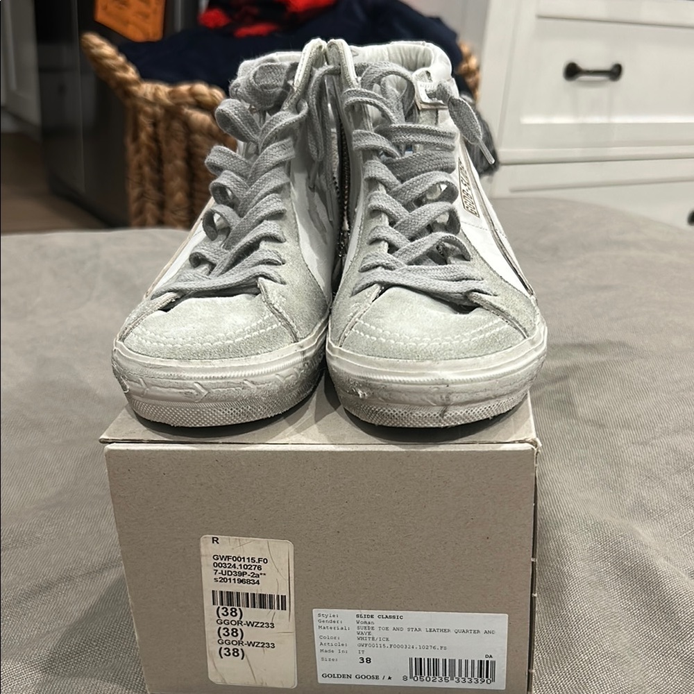 Golden Goose Light Gray High-Tops